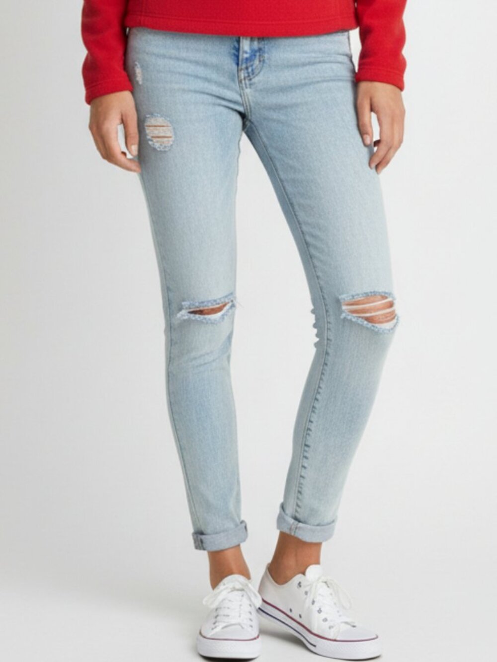 Kut from the Kloth Distressed Skinny Jeans‎
